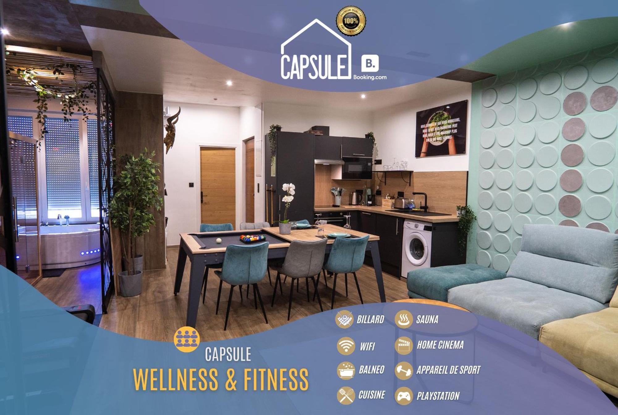 Capsule Wellness - Sauna - Balneo - Machine De Sport Privatif - Ps5 - 2 Chambres Valenciennes Eksteriør billede